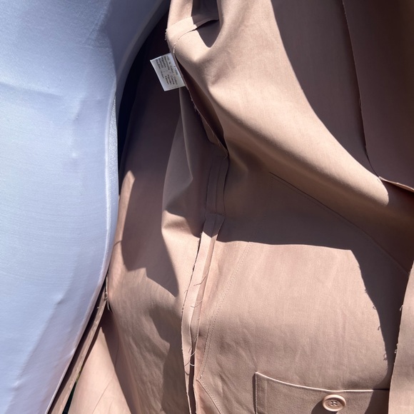 Authentic Lacoste Small-34 Rose Blush Pink Fashion Show Collection Trench Coat - Picture 14 of 16